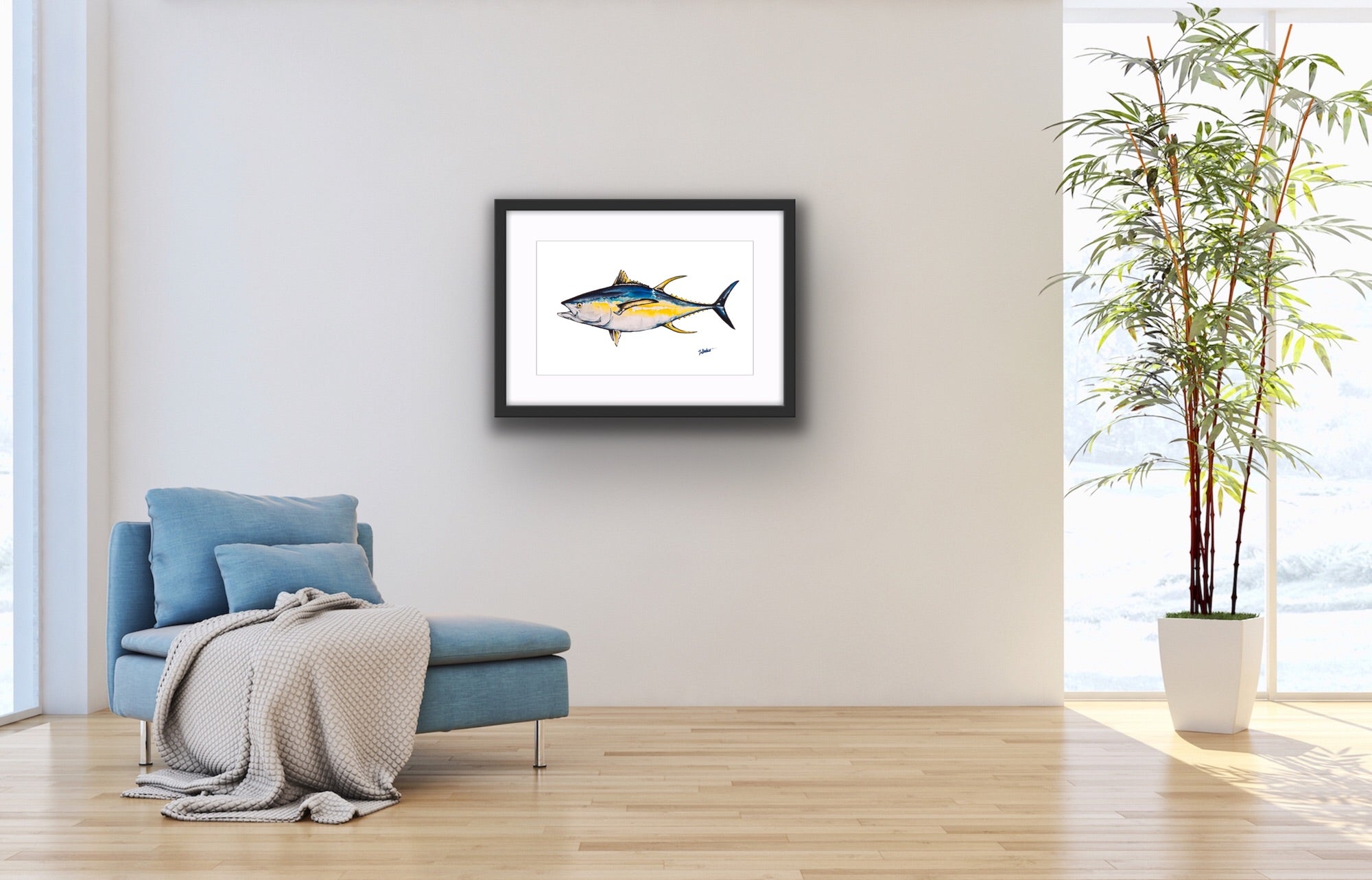 Limited Edition Yellowfin Tuna Masterwork Canvas